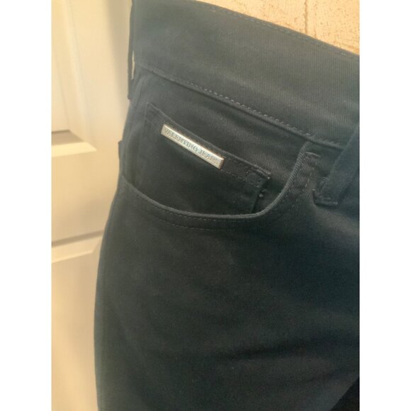 7 For All Mankind Dark Blue with Black Velvet Pattern Pants, Size 30 - Picture 3 of 6